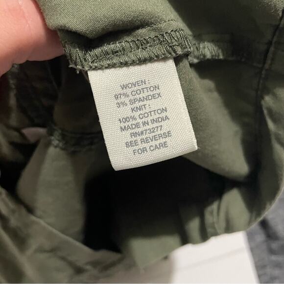 Mudd Olive Army Green Gray Knit Hooded Utility Vest‎ Jacket Women’s Size XS - Picture 8 of 9